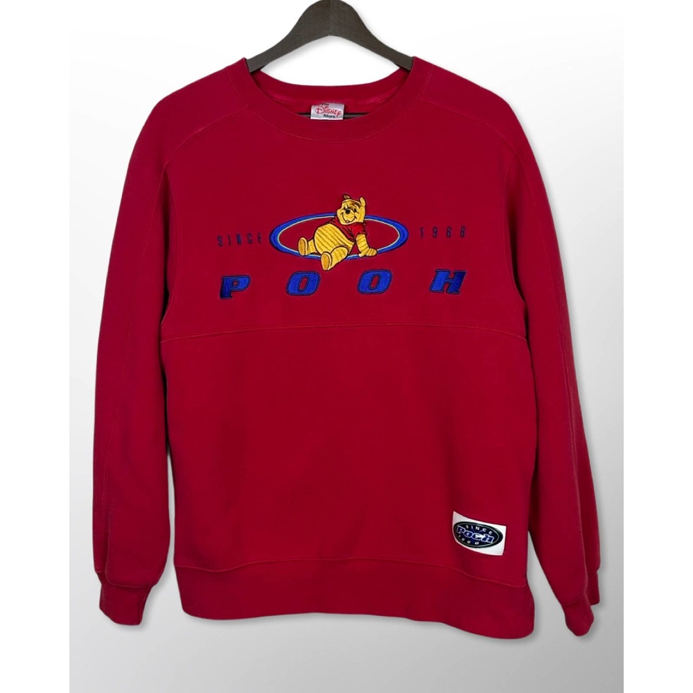 Vintage Red Pooh Crewneck Sweatshirt